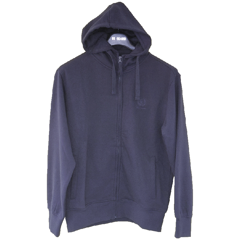Felpa Uomo Cappuccio Zip Cotone Felpato BE Board | Bancolupi