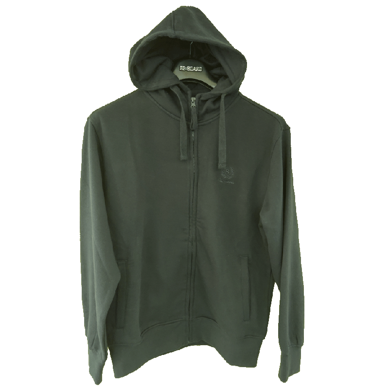 Felpa Uomo Cappuccio Zip Cotone Felpato BE Board | Bancolupi