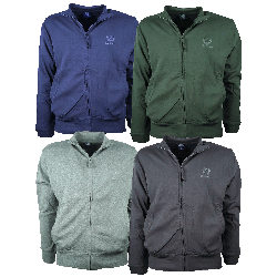 Felpa Uomo Full Zip Cotone Felpato BE Board | Bancolupi