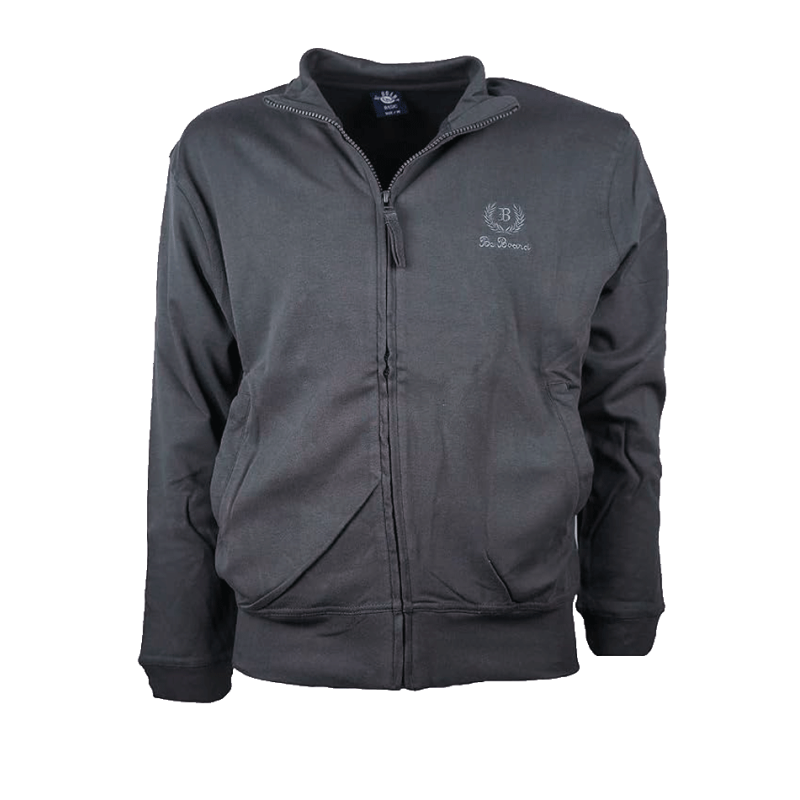Felpa Uomo Full Zip Cotone Felpato BE Board | Bancolupi